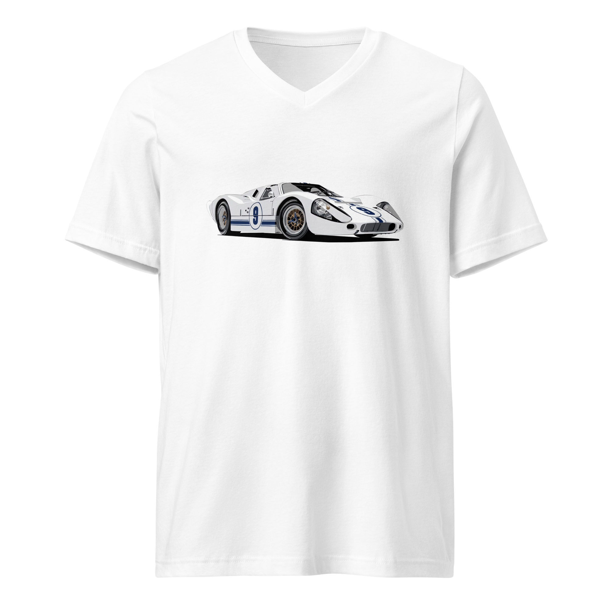 Playeras de Autos Cuello en V