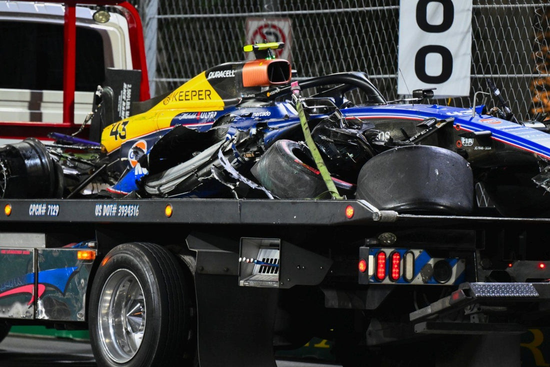 Franco Colapinto al volante del Williams FW46 en la Formula 1
