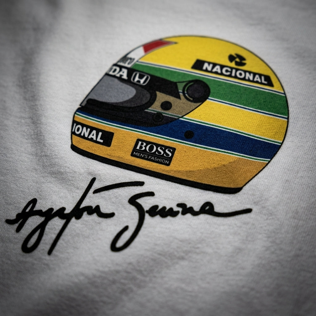 Close-up del diseño Ayrton Senna de Drive Gear