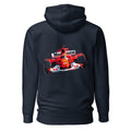 Hoodie Ferrari F1 Car Red Glow Sparks - Espalda
