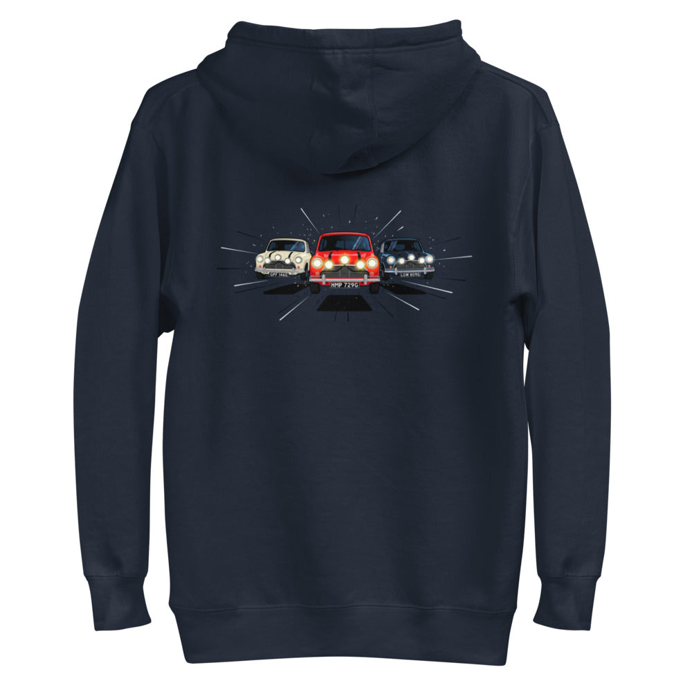 Hoodie Italian Job Mini Cooper Trio - Plano