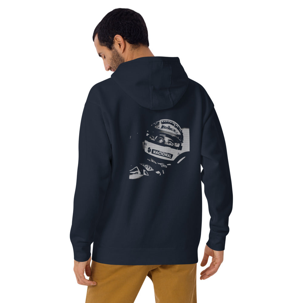 Hoodie La Mirada - Modelo masculino espalda 2
