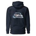Hoodie Peugeot 205 Turbo 16 Rally Snow Drift - Espalda