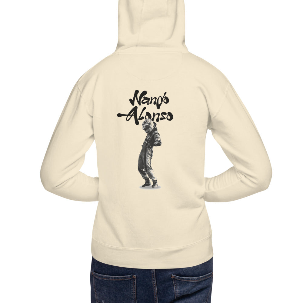 Hoodie Nando Alonzo - Modelo masculino espalda