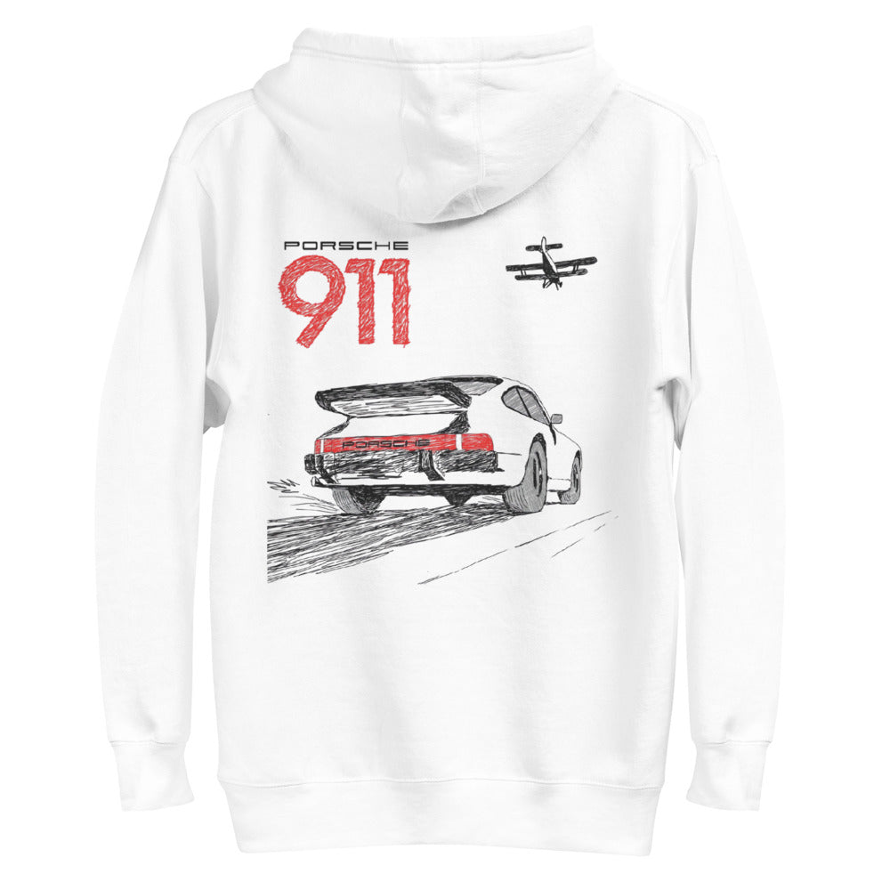 Hoodie 911 Porsche - Plano espalda