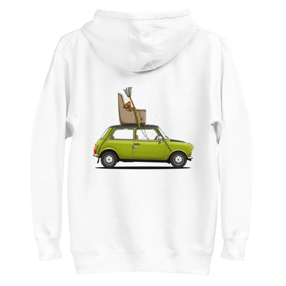 Hoodie Mr Bean Green Mini Armchair Teddy - Plano espalda