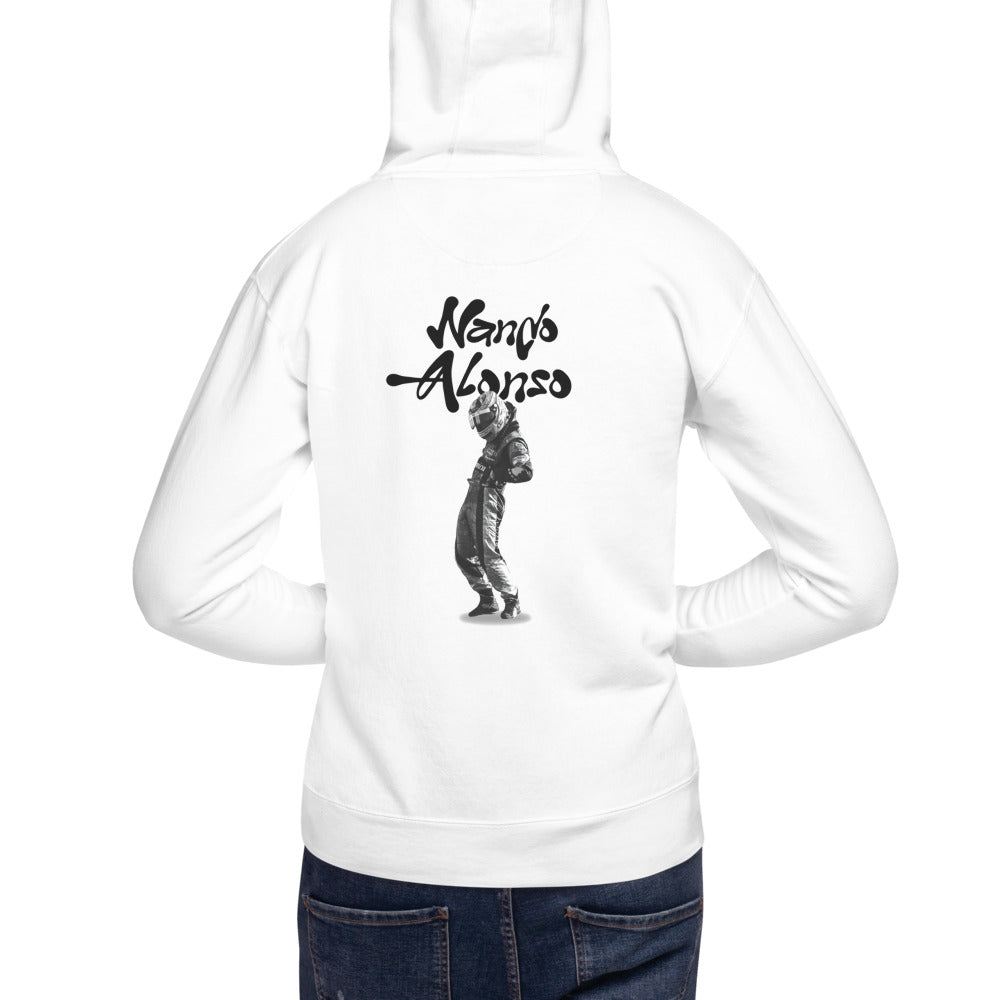Hoodie Nando Alonzo - Modelo masculino espalda