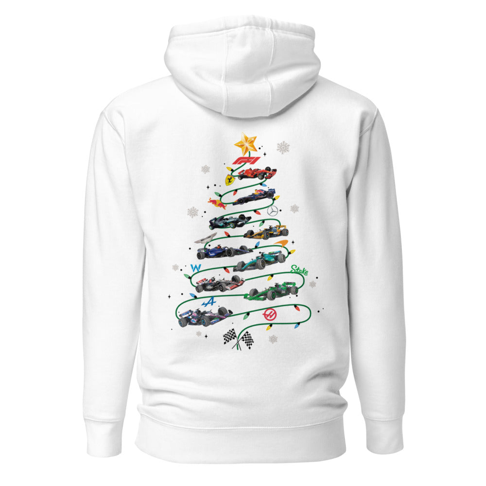 Hoodie Navidad en Pole Position - Espalda
