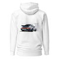 Hoodie Porsche 911 Turbo Silver Rear View - Espalda