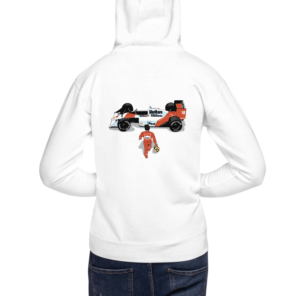 Hoodie Senn-sai - Modelo masculino espalda