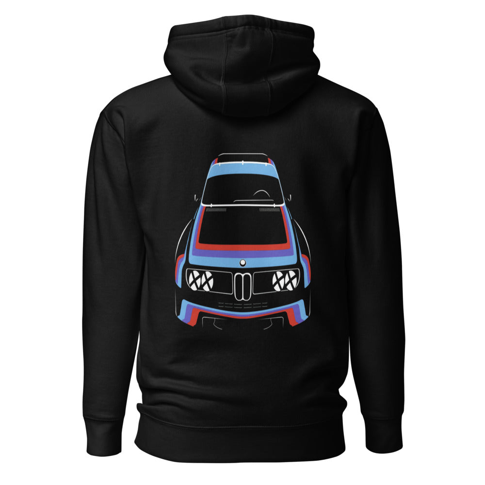 Hoodie 1975 BMW 3.0 CSL Clásico - Espalda