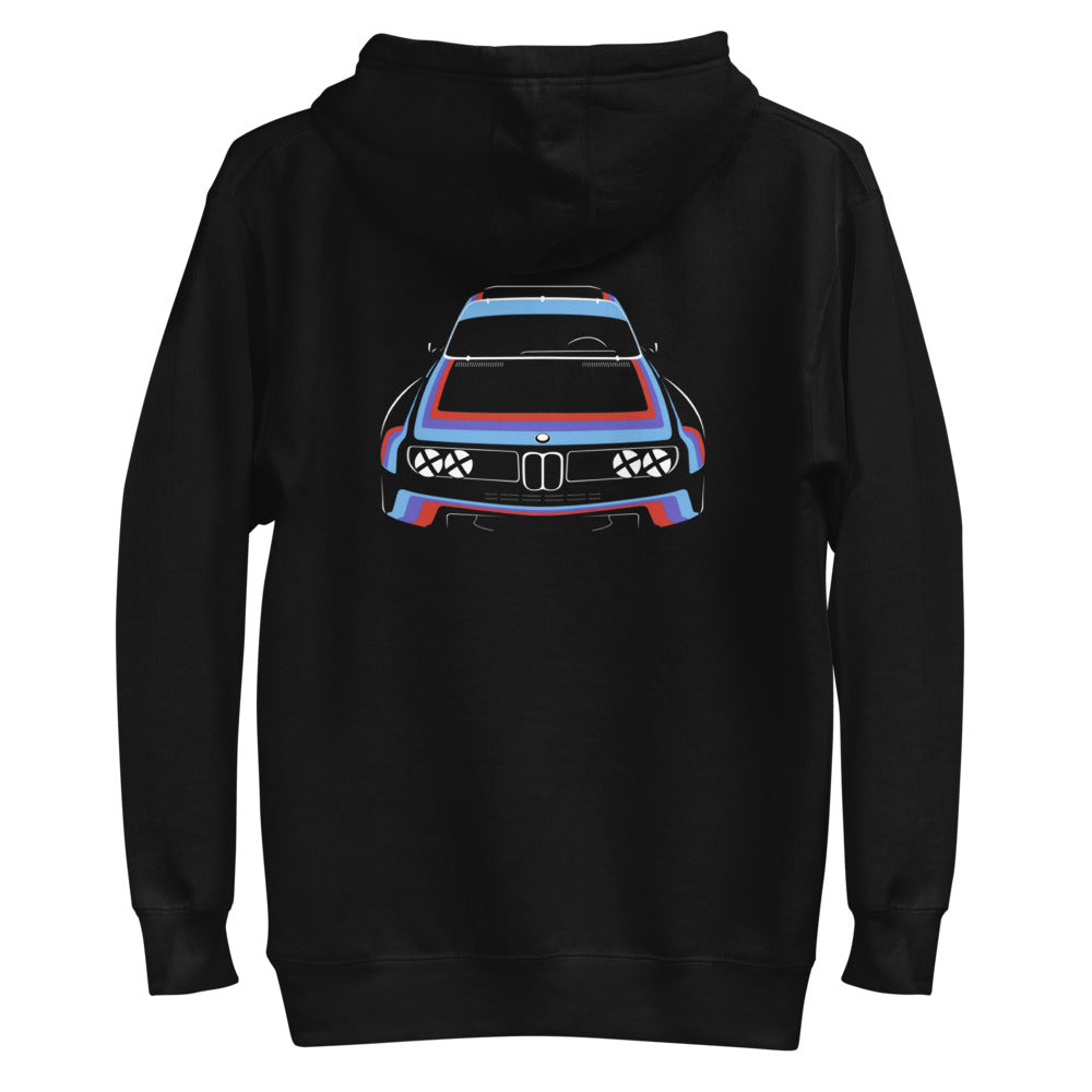 Hoodie 1975 BMW 3.0 CSL Clásico - Plano espalda