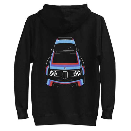 Hoodie 1975 BMW 3.0 CSL Clásico - Plano espalda
