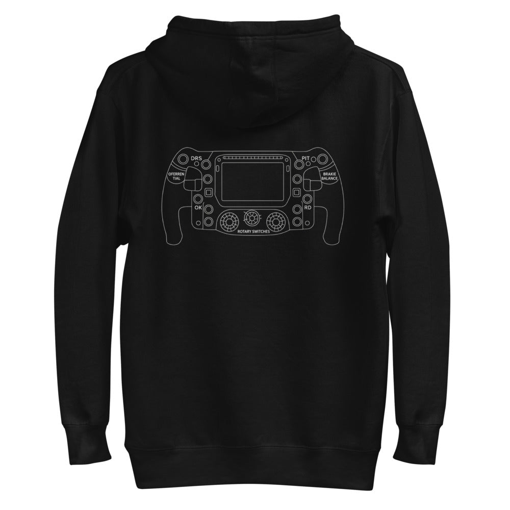 Hoodie Control F1 - Plano espalda
