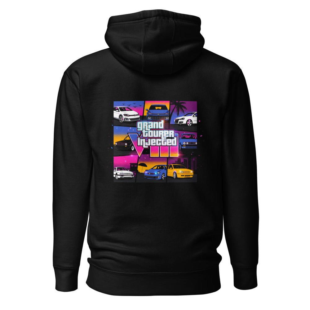 Hoodie Grand Tourer Injected VIII VW Golf GTI - Espalda
