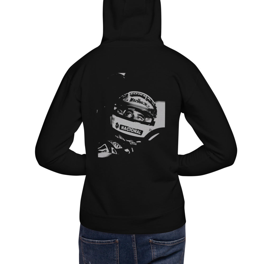 Hoodie La Mirada - Modelo masculino espalda