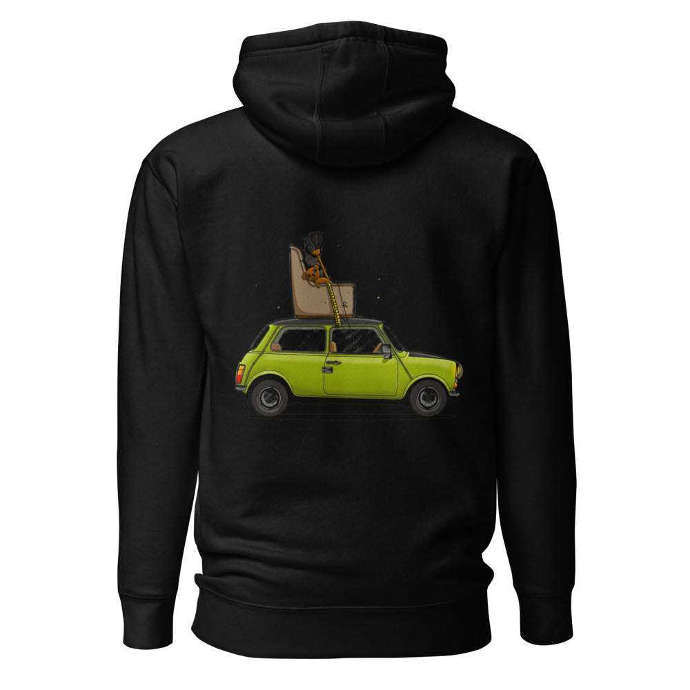 Hoodie Mr Bean Green Mini Armchair Teddy - Espalda