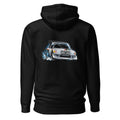Hoodie Peugeot 205 Turbo 16 Rally Snow Drift - Espalda