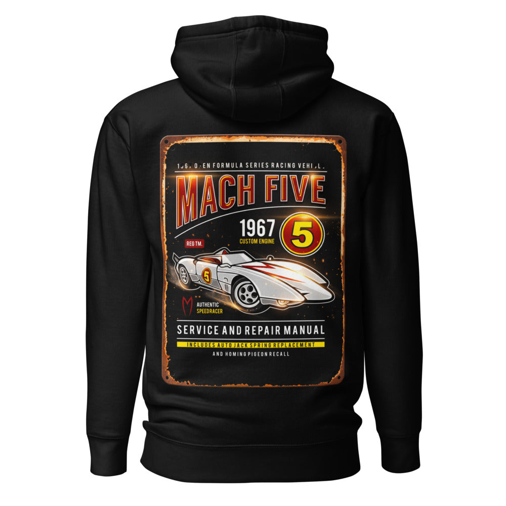 Hoodie Speed Racer Mach Five Service Manual - Espalda