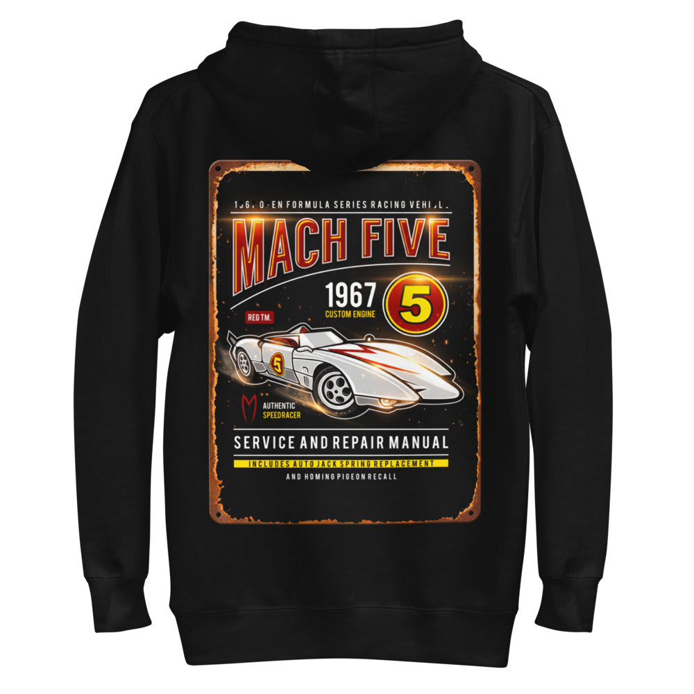 Hoodie Speed Racer Mach Five Service Manual - Plano espalda