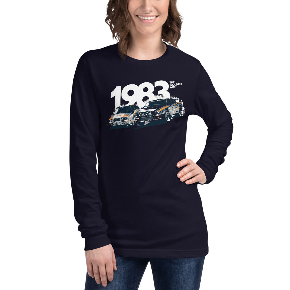 Manga Larga Audi Rally 1983 - Modelo femenina