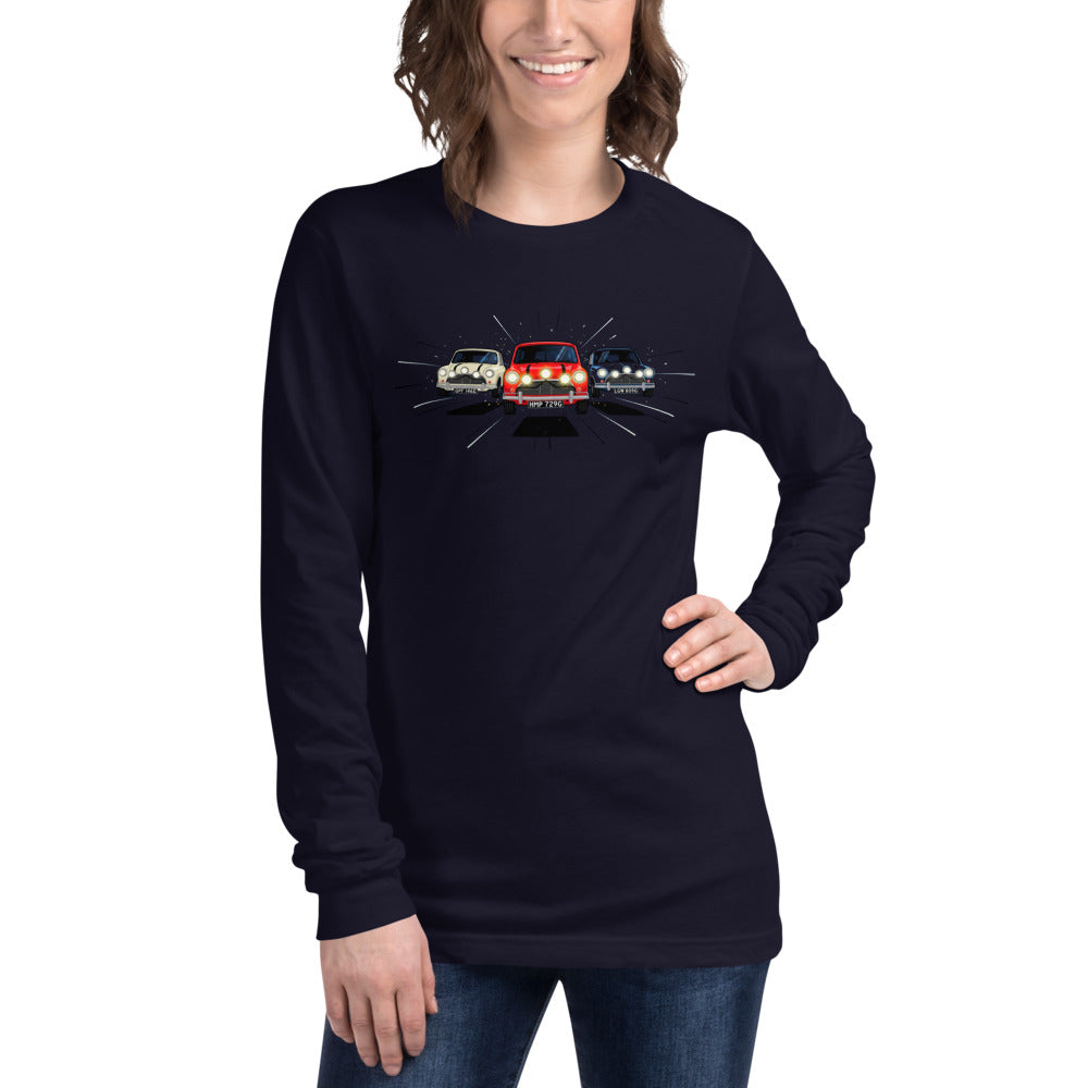Manga Larga Italian Job Mini Cooper Trio - Modelo femenina