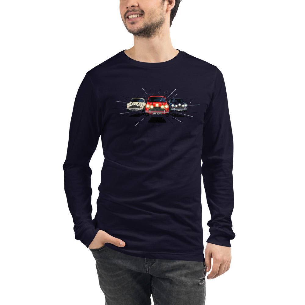 Manga Larga Italian Job Mini Cooper Trio - Modelo masculino