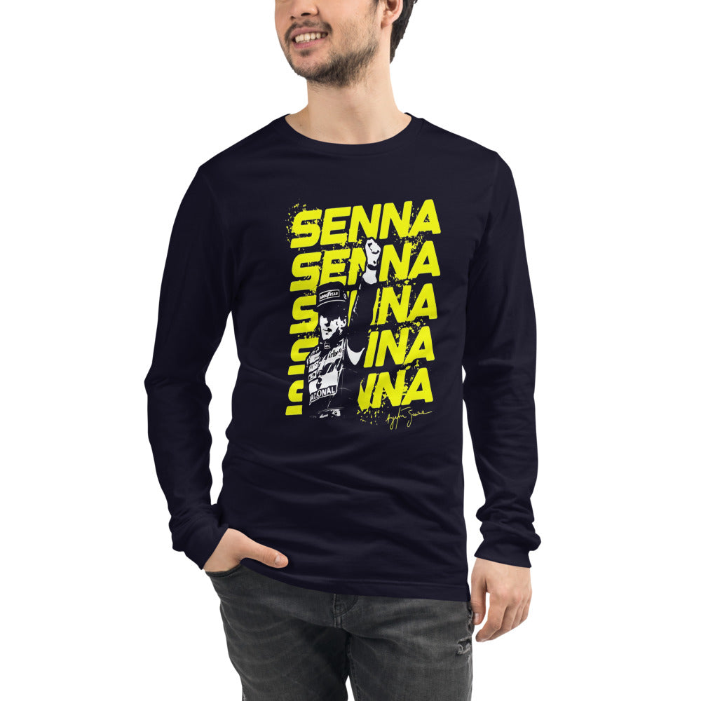 Manga Larga Senna Champion - Modelo masculino