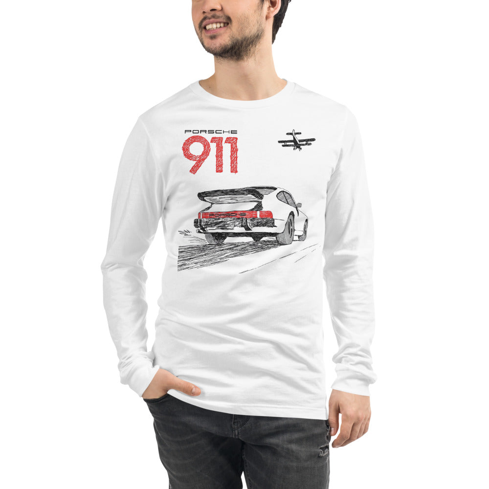 Manga Larga 911 Porsche - Modelo masculino