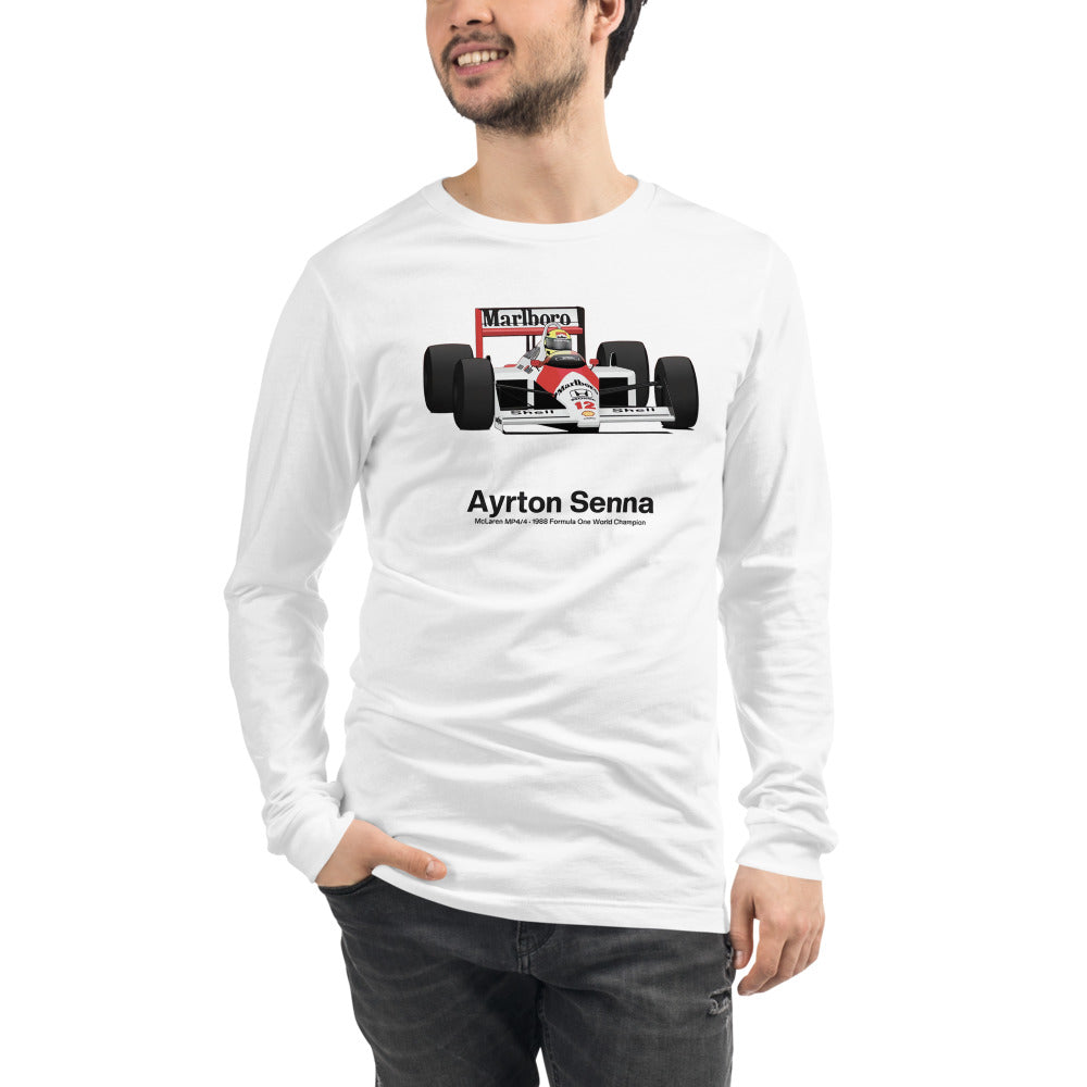Manga Larga Ayrton Senna McLaren - Modelo masculino