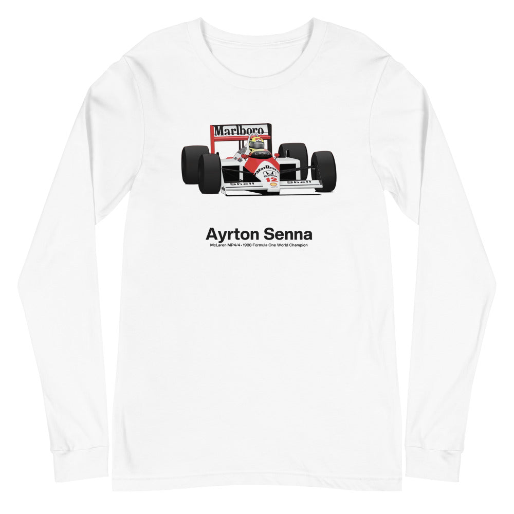 Manga Larga Ayrton Senna McLaren - Plano