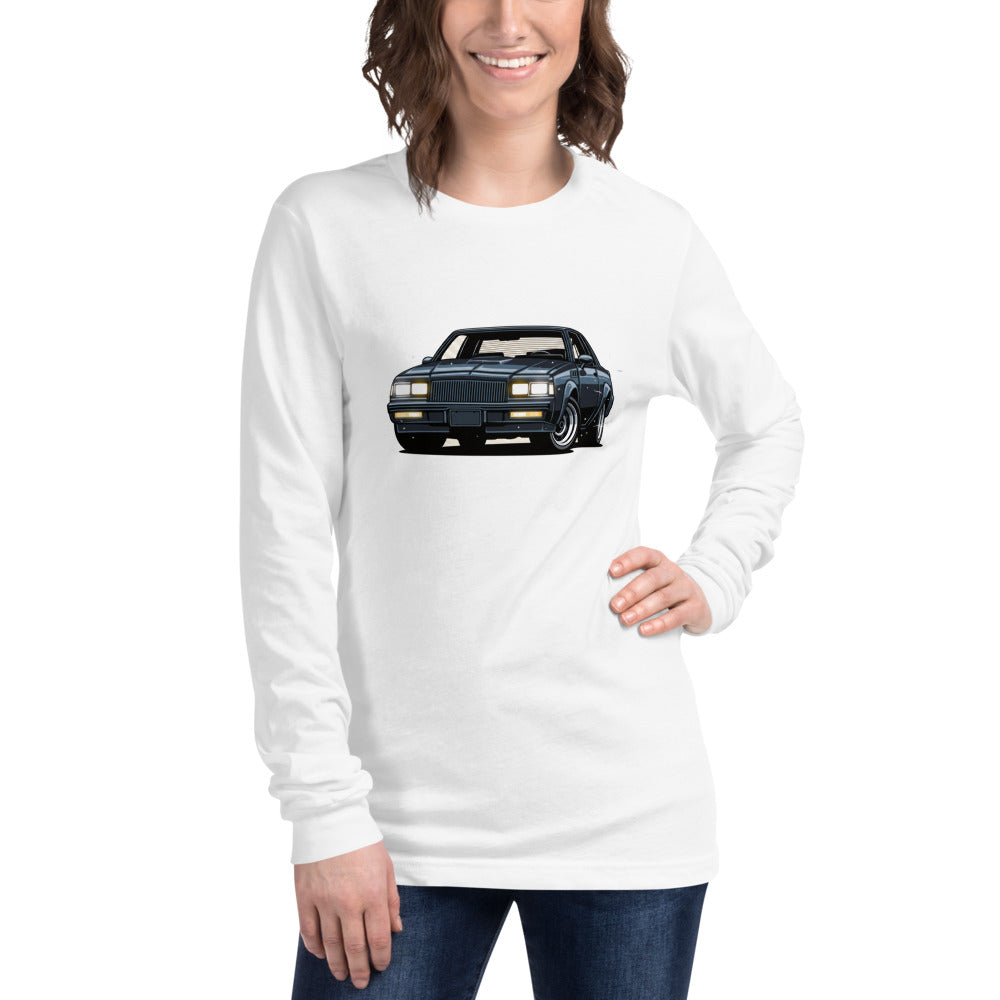 Manga Larga Buick Grand National Glowing Headlights - Modelo femenina
