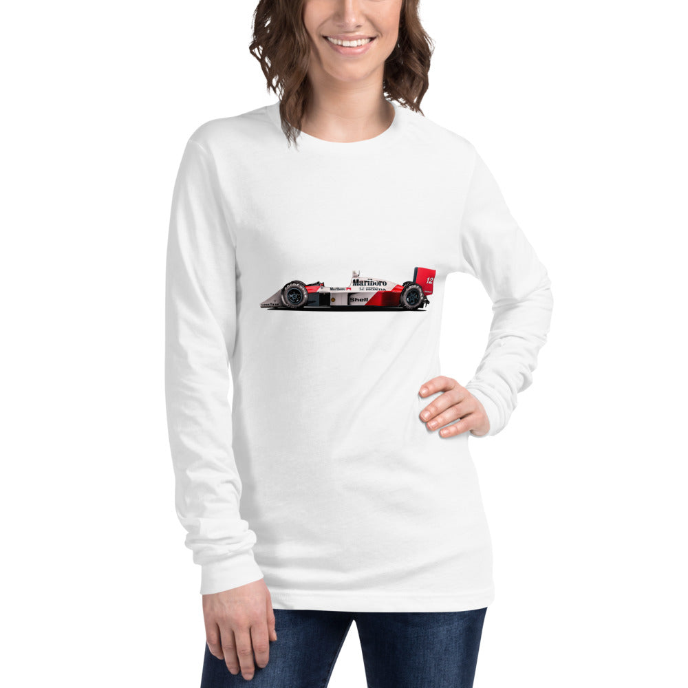 Manga Larga McLaren MP4/4 - Modelo femenina