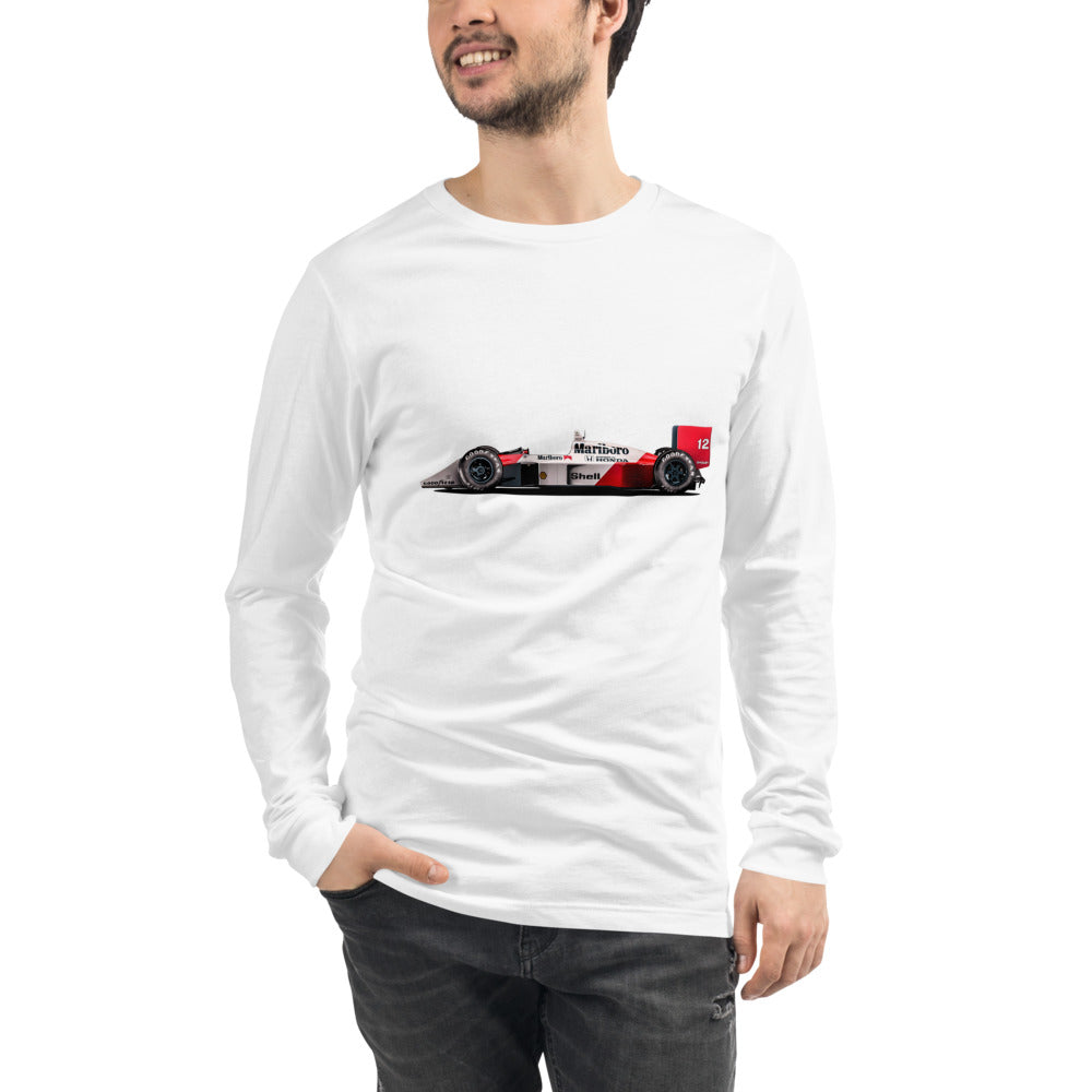 Manga Larga McLaren MP4/4 - Modelo masculino