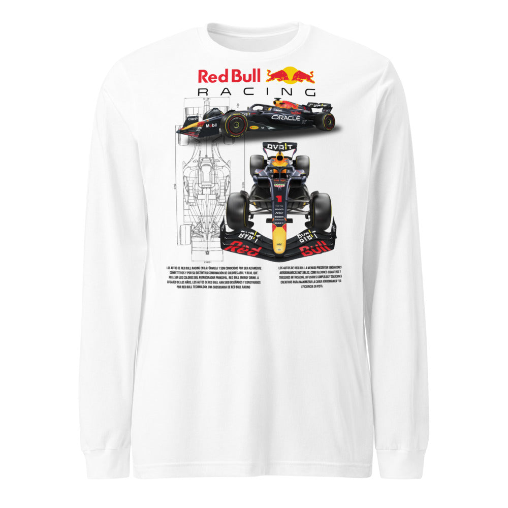 Manga Larga Red Bull Racing - Frente