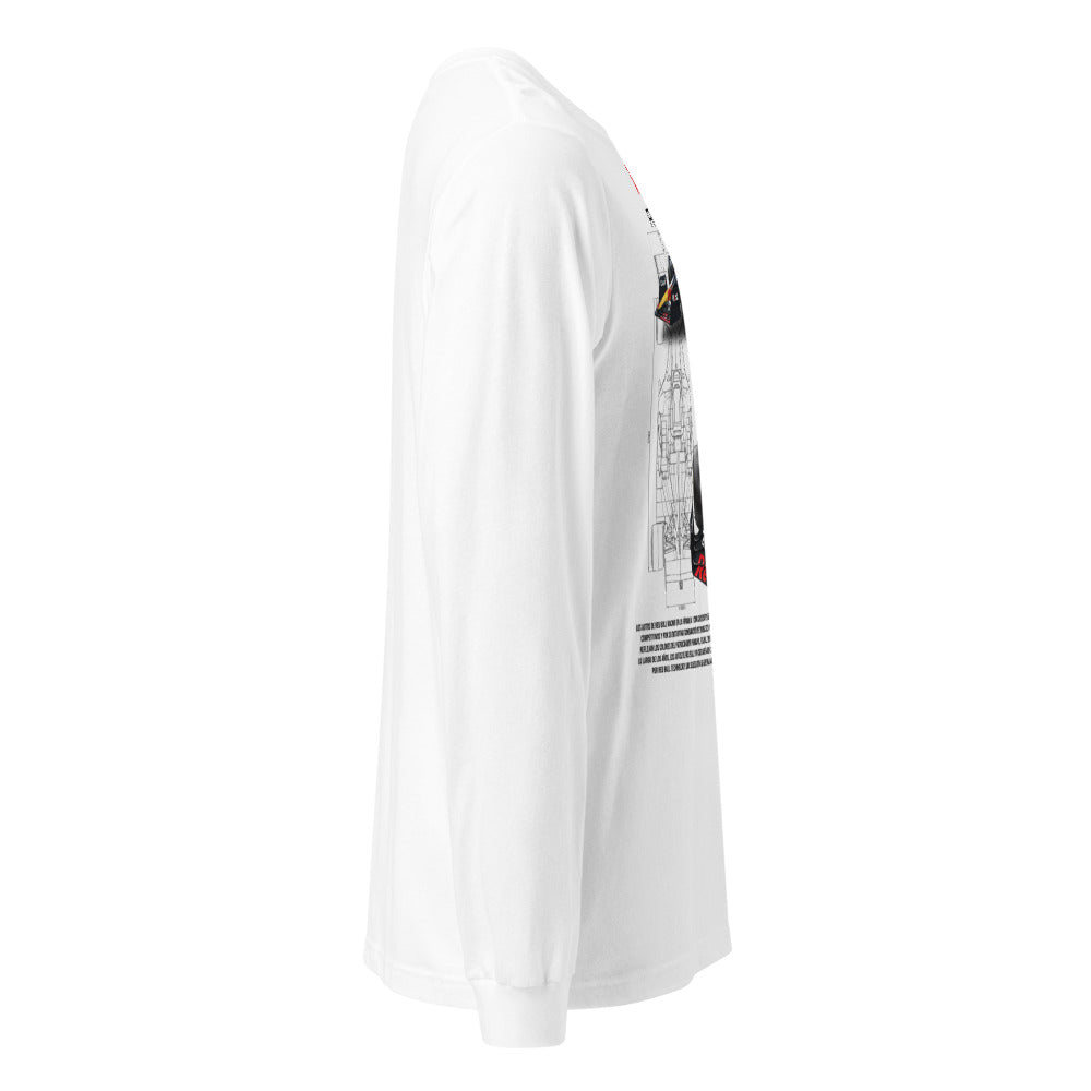 Manga Larga Red Bull Racing - Lateral fantasma