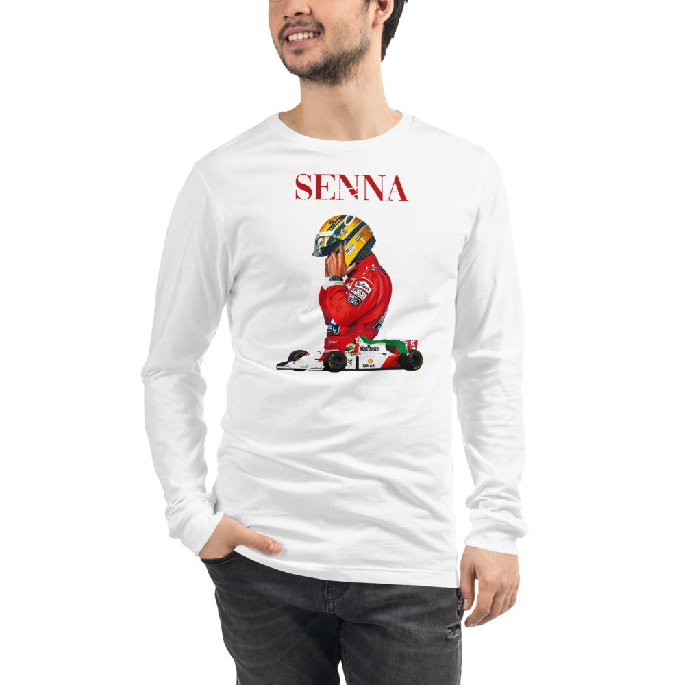 Manga Larga Senna 1988 - Modelo masculino