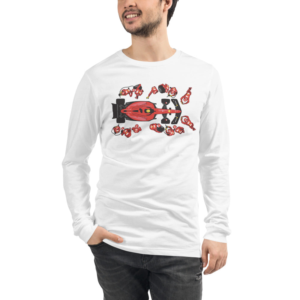 Manga Larga Team Ferrari - Modelo masculino