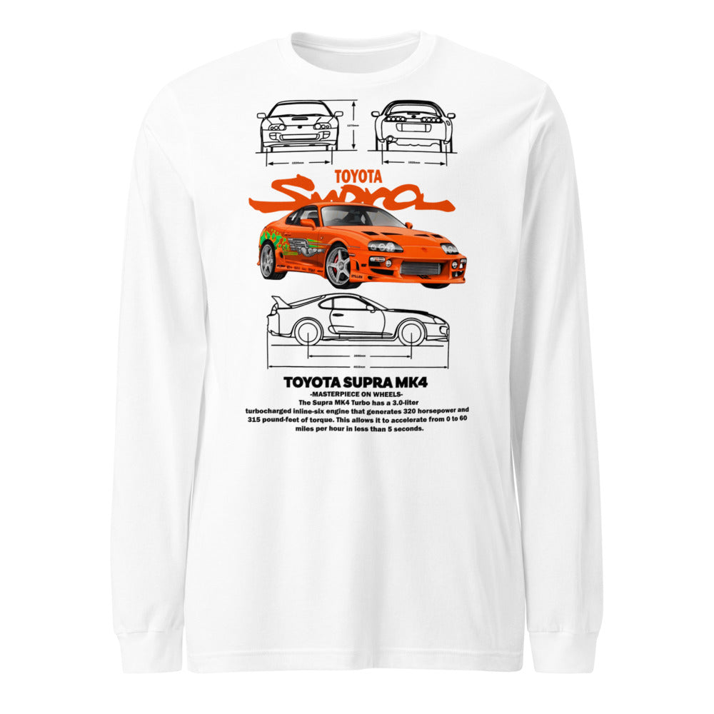 Manga Larga Toyota Supra MK4 - Frente