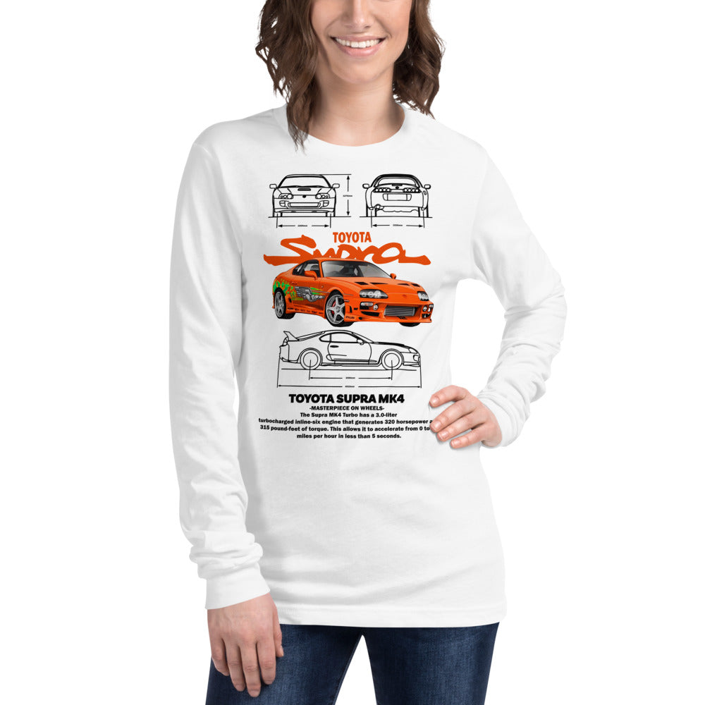 Manga Larga Toyota Supra MK4 - Modelo femenina
