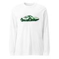 Manga Larga Vintage Green Racing Coupe Number 33 - Frente