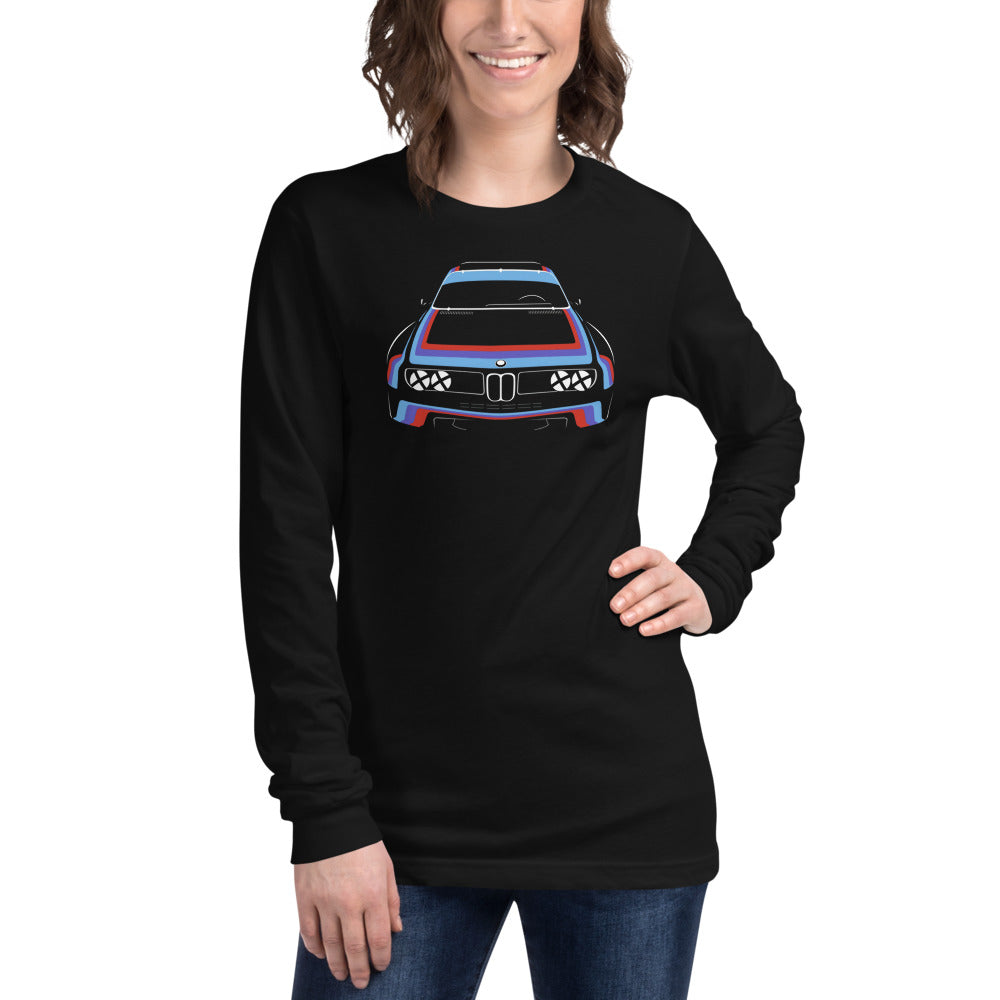 Manga Larga 1975 BMW 3.0 CSL Clásico - Modelo femenina