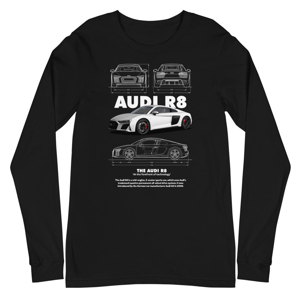 Manga Larga Audi R8 - Plano