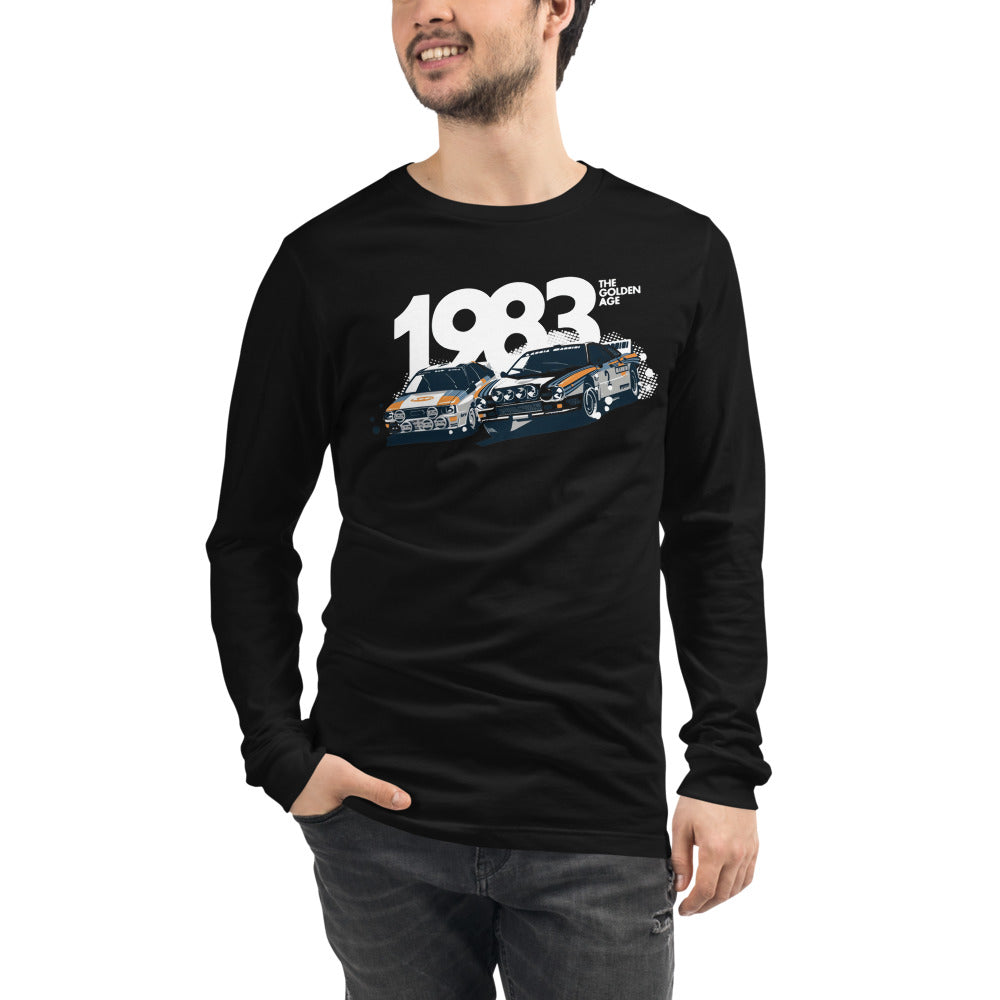 Manga Larga Audi Rally 1983 - Modelo masculino