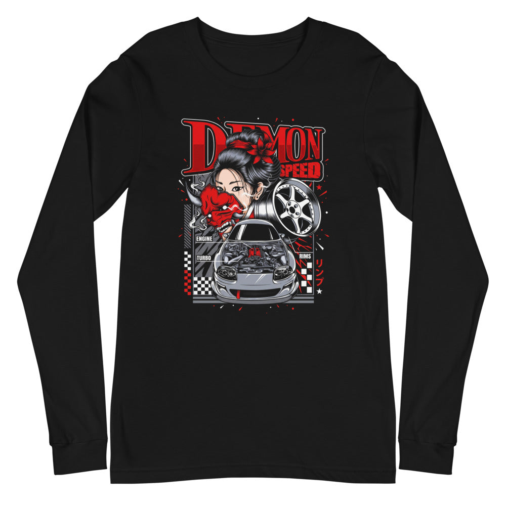 Manga Larga Demon Speed Oni Mask JDM Tuner - Plano