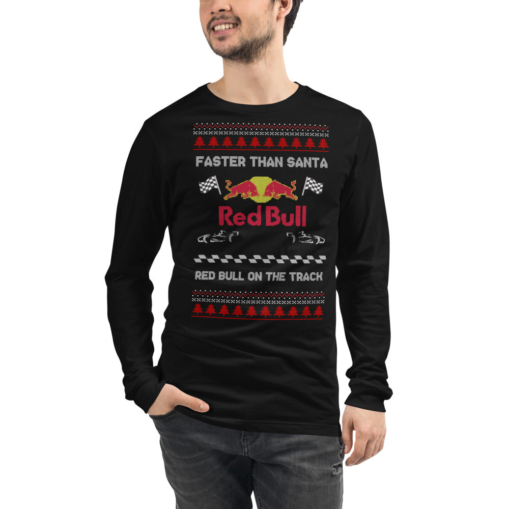 Manga Larga Faster than Santa - Modelo masculino