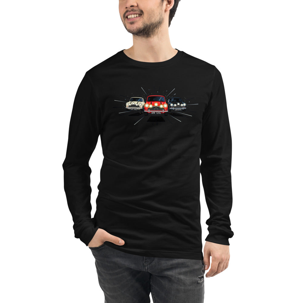 Manga Larga Italian Job Mini Cooper Trio - Modelo masculino