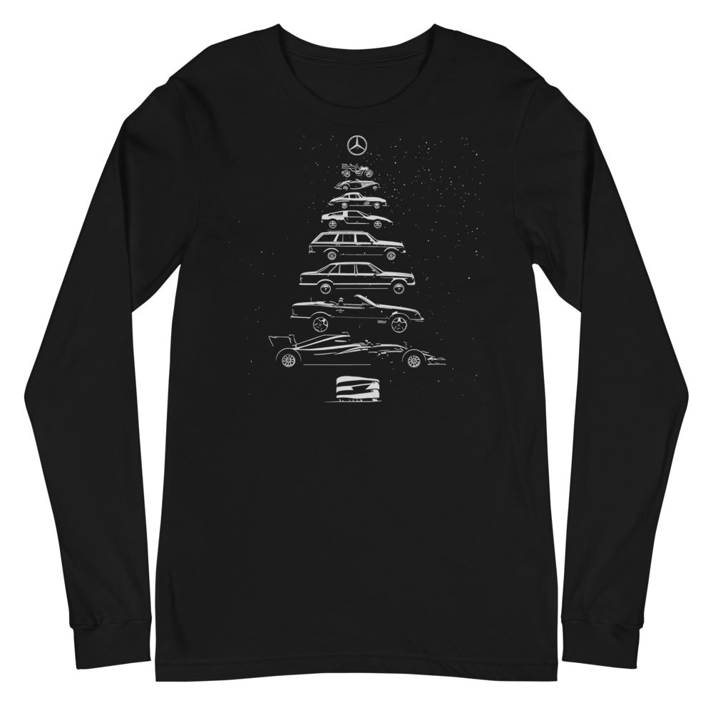 Manga Larga Mercedes Christmas Tree - Plano