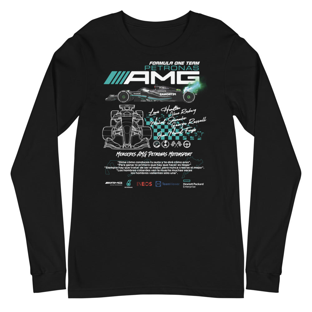Manga Larga Petronas AMG - Plano