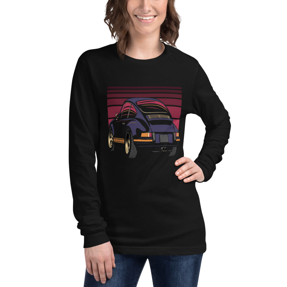 Manga Larga Porsche 911 Sunset - Modelo femenina